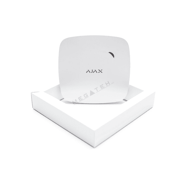 Ajax FireProtect Plus dūmu, karstuma un CO detektors, balts
