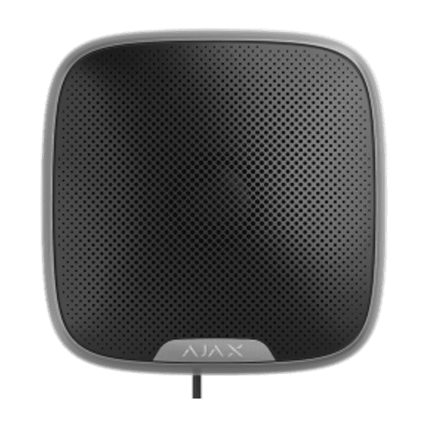 Ajax StreetSiren Fibra āra sirēna, melna