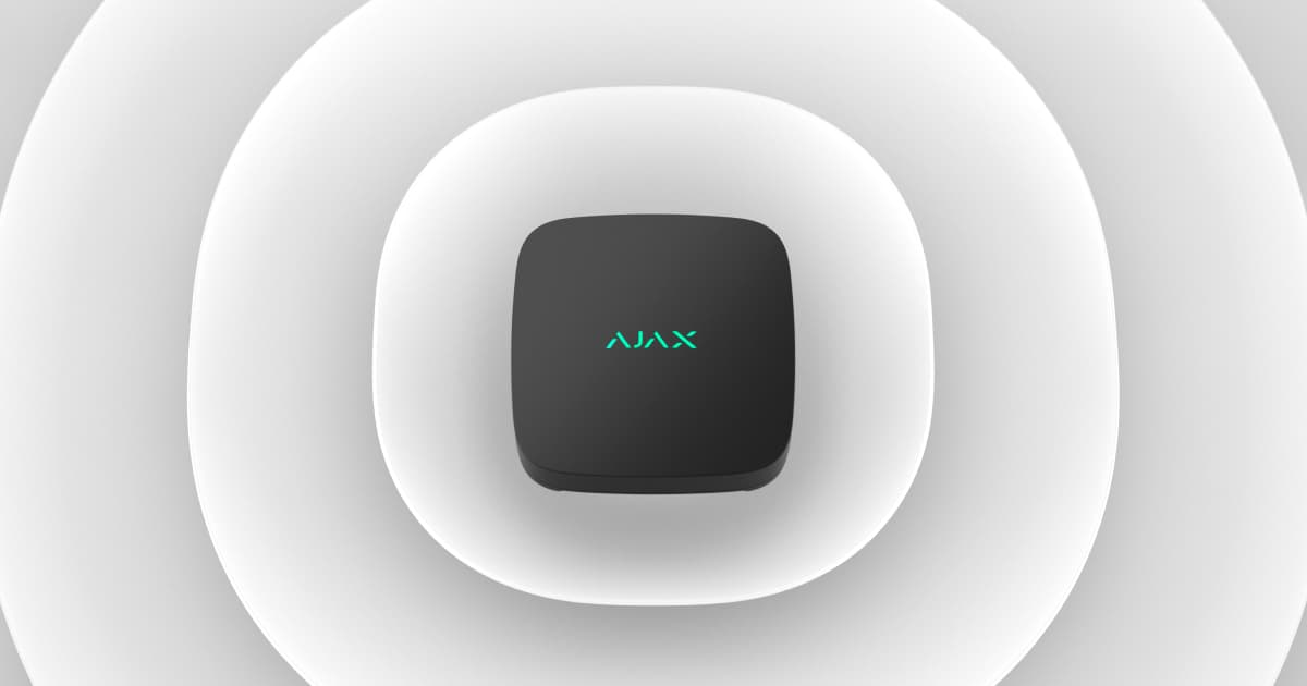 Ajax LeaksProtect ūdens noplūdes detektors, melns