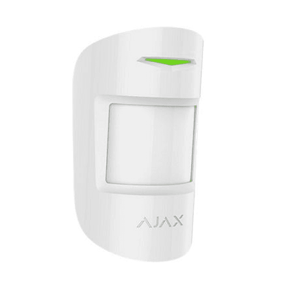 Ajax MotionProtect Plus kustības detektors ar mikroviļņu sensoru, balts