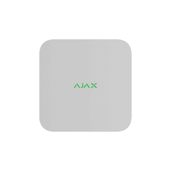 Ajax NVR video ierakstītājs (8 kanāli), balts