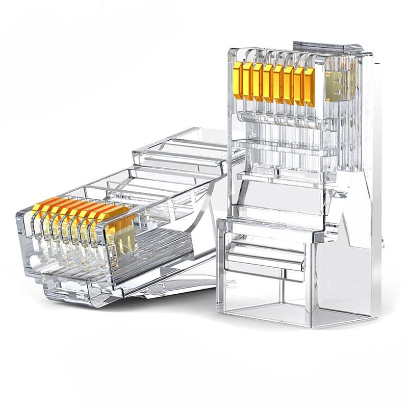 RJ45 spraudņi Cat6 UTP, 100 gab. iepakojums