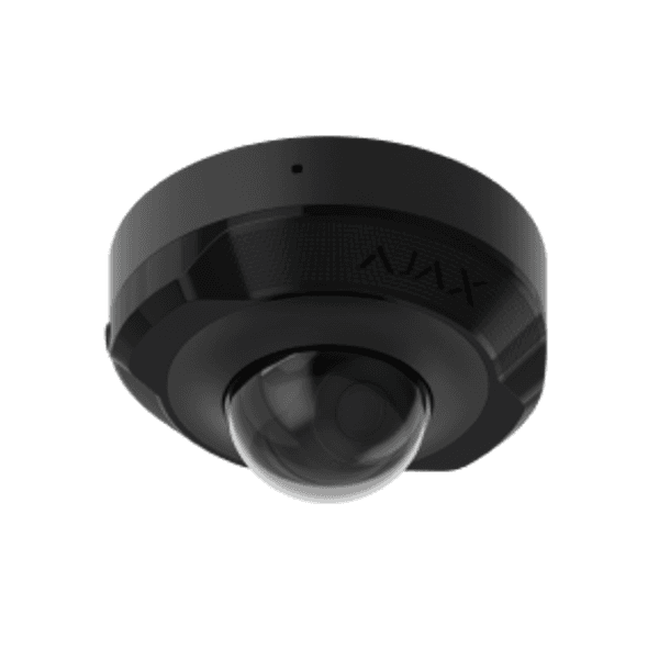 Ajax DomeCam Mini kupola IP kamera (5 Mp, 4 mm), melna