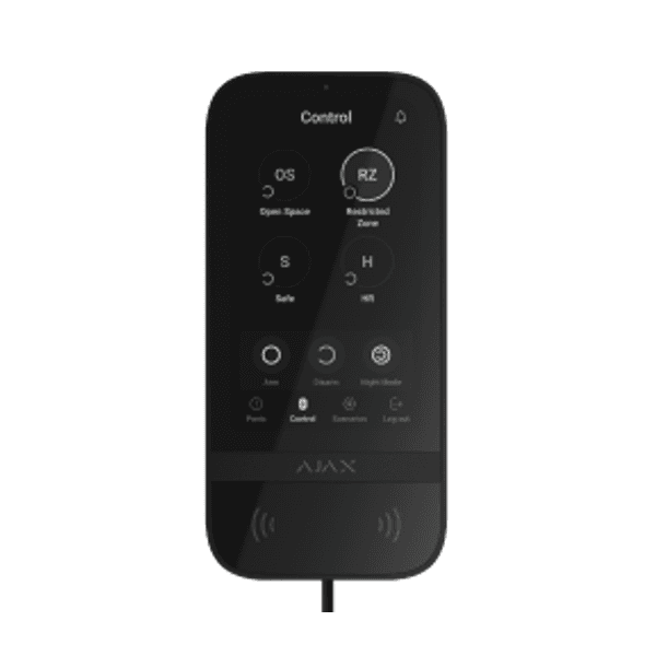 Ajax Superior KeyPad TouchScreen Fibra tastatūra, melna