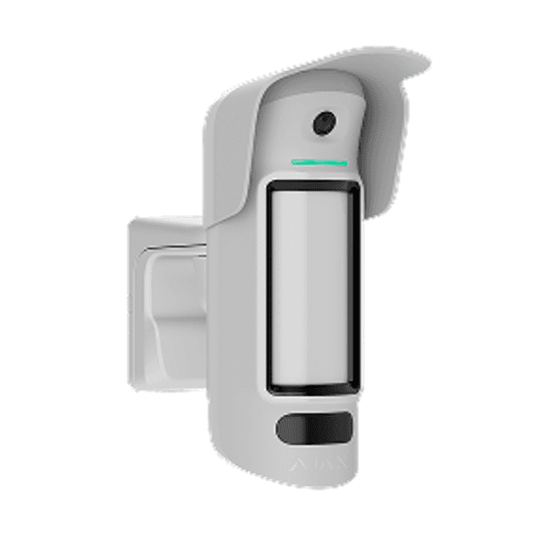 Ajax CurtainCam Outdoor HighMount (PhOD) aizkaru detektors ar kameru, balts