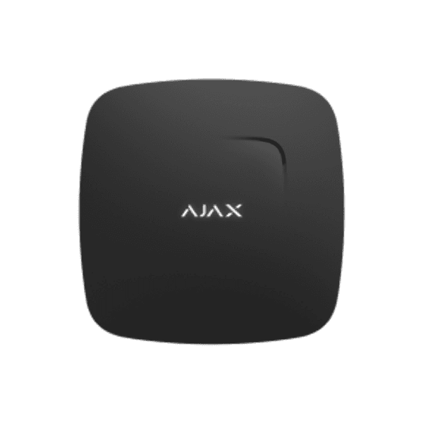 Ajax FireProtect Plus dūmu, karstuma un CO detektors, melns